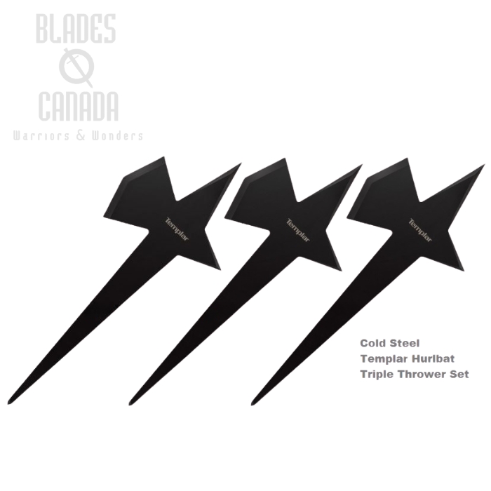 Cold Steel Templar Hurlbat Throwing Tool, Triple Pack, 80TEMPZ